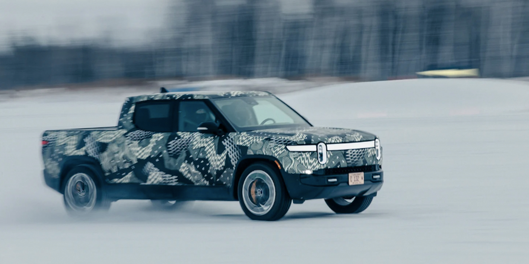 Rivian tests R1T electric pickup in subzero temperatures Electrek