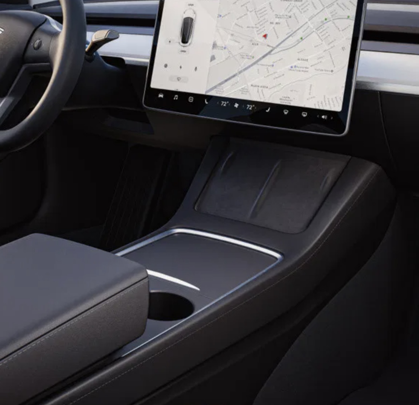 Tesla introduces new center console in Model Y electric SUV | Electrek