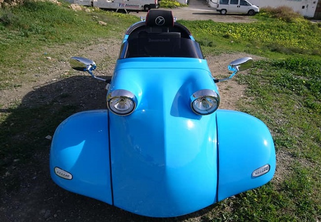 Messerschmitt's weird 3-wheeled car is back as a new electric vehicle