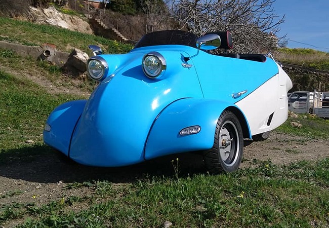 Messerschmitt's weird 3-wheeled car is back as a new electric vehicle