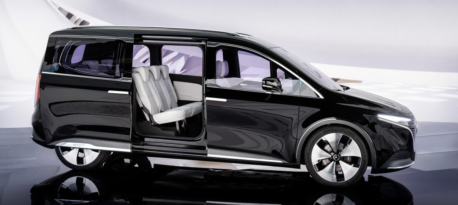MercedesBenz unveils EQT electric minivan with interesting design