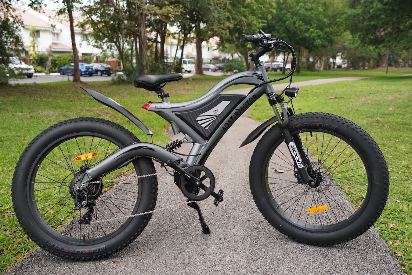 Full-suspension fat tire electric bike for cheap: Aostirmotor S18 review