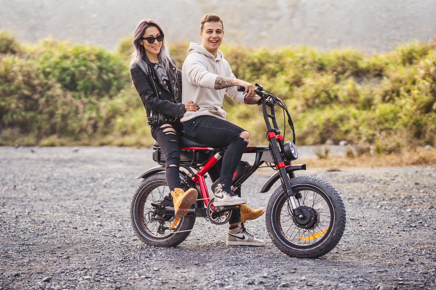 double seater electric bike