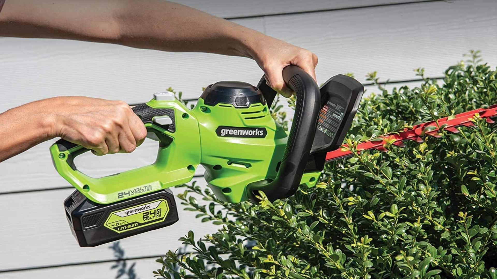Green Deals: Greenworks 24V 22-inch hedge trimmer returns to Amazon low at  $100, more | Electrek