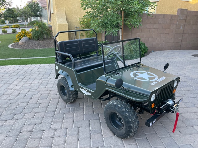 electric mini jeep for adults