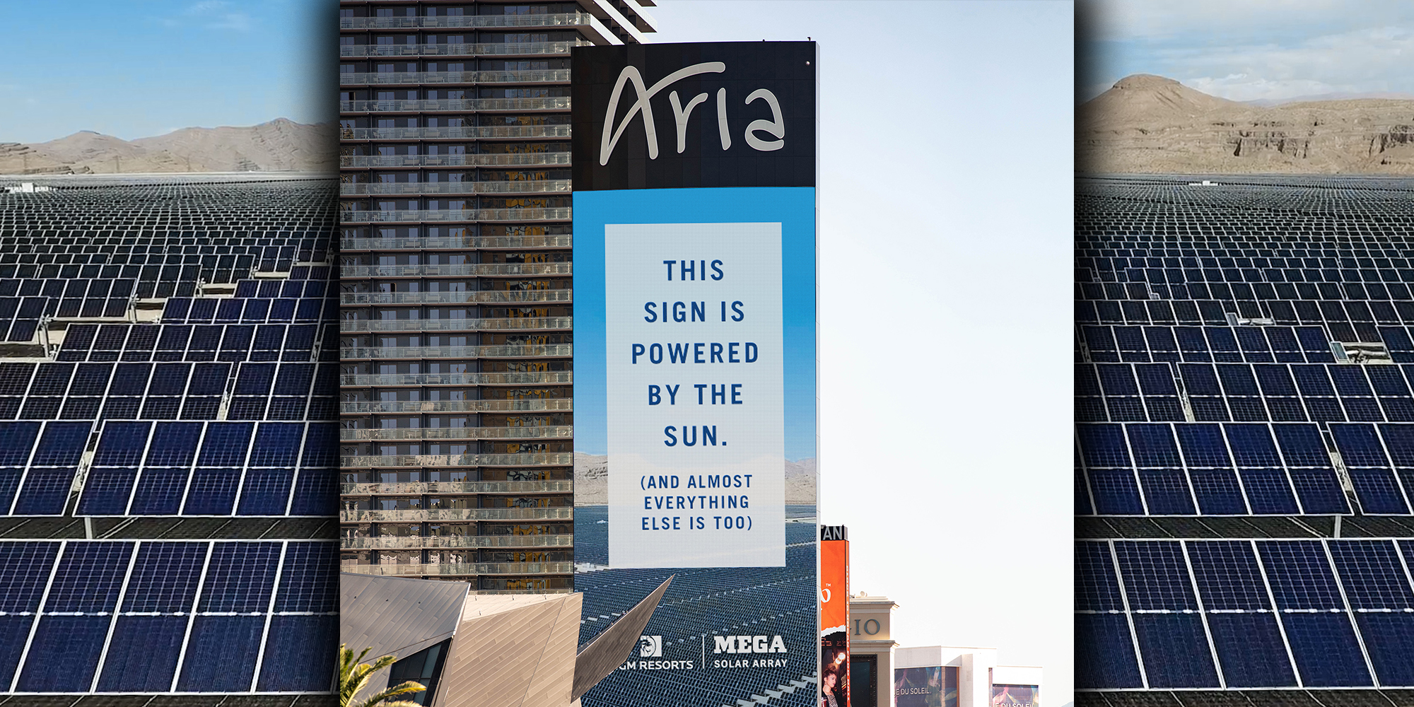 MGM Resorts introduces 100megawatt solar array to power 13 hotels on