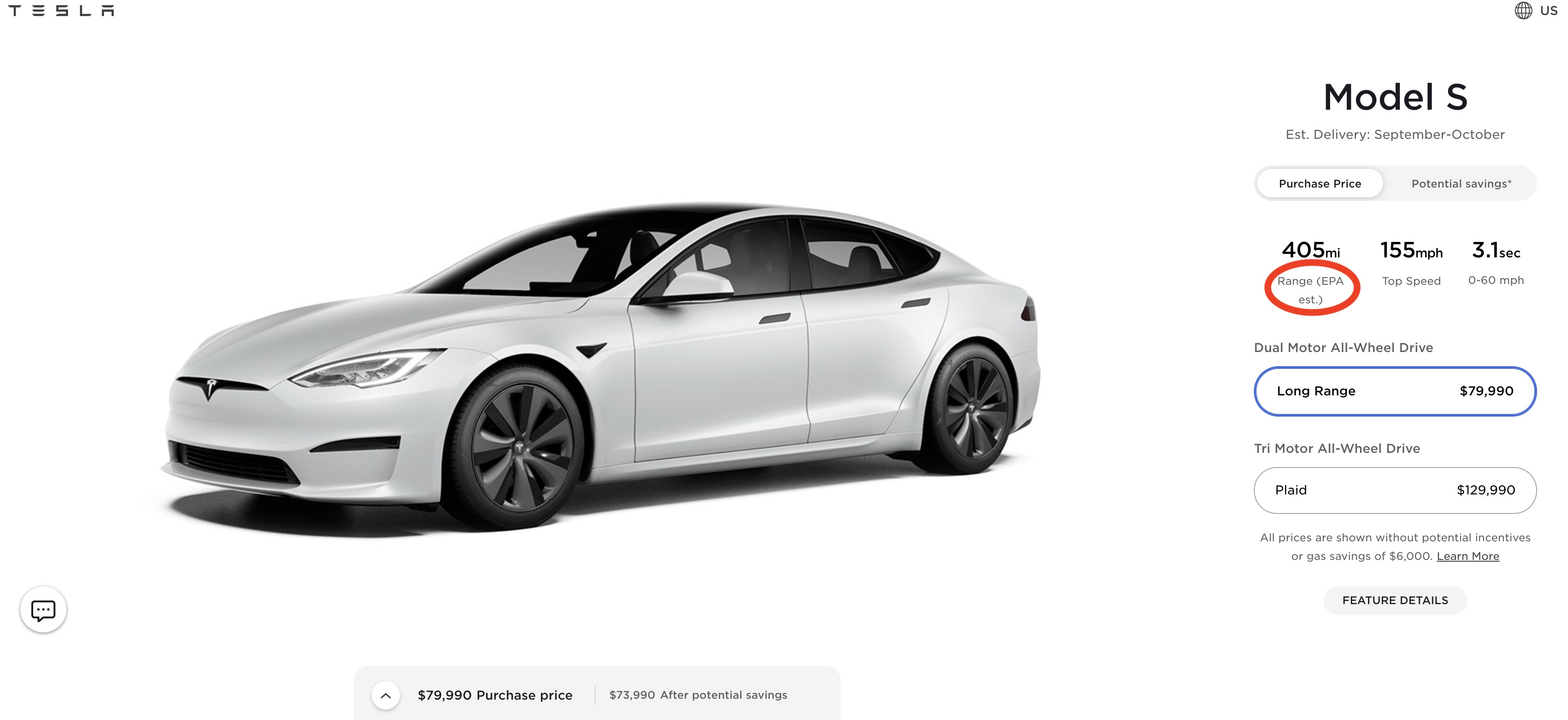 bunker lezer Krimpen Tesla downgrades range of brand new Model S Long Range - Electrek