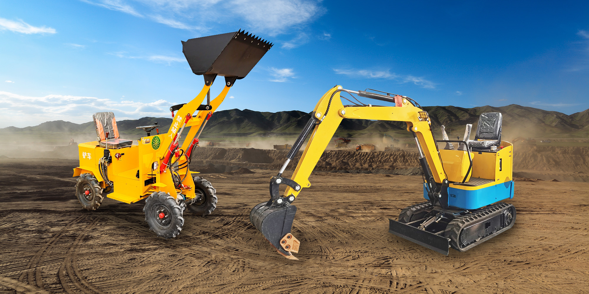 Steel Trencher Vehicle Toy Backhoe Excavator Construction Bucket Moveable Scoop 
