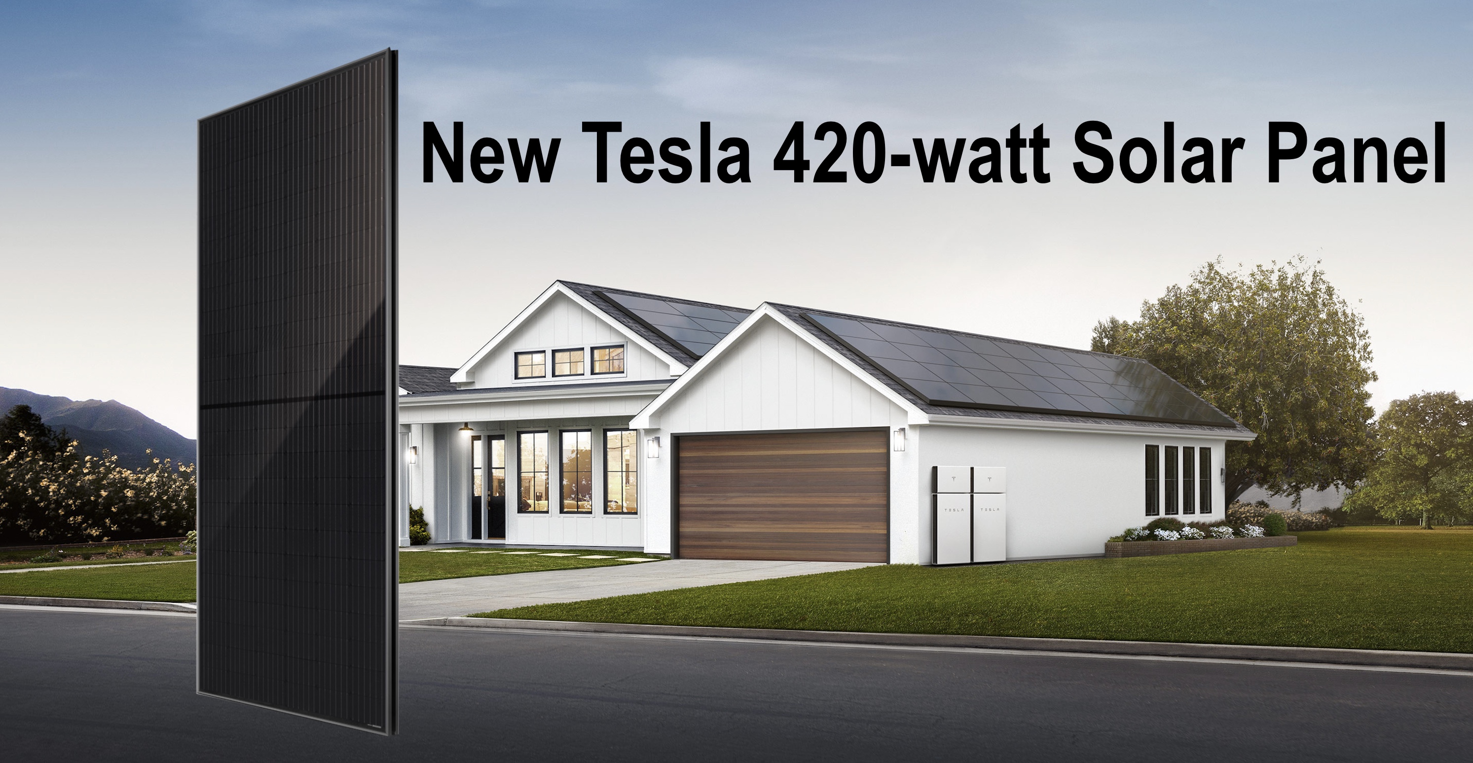 Tesla launches new 420watt solar panel, setting 'high' mark Electrek