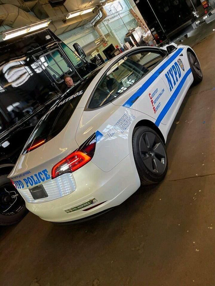 NYPD buys Tesla Model 3 and turns it into an electric patrol vehicle