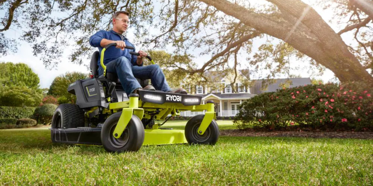 Ryobi hover deals lawnmower