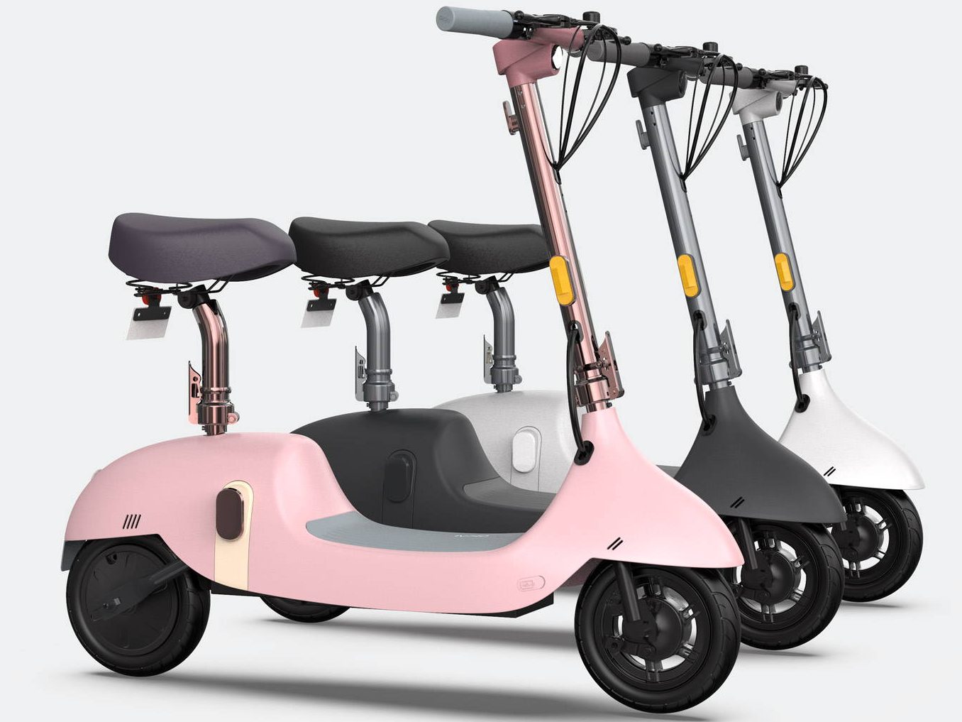 OKAI's adorable new seated electric scooters are high-tech slowpokes