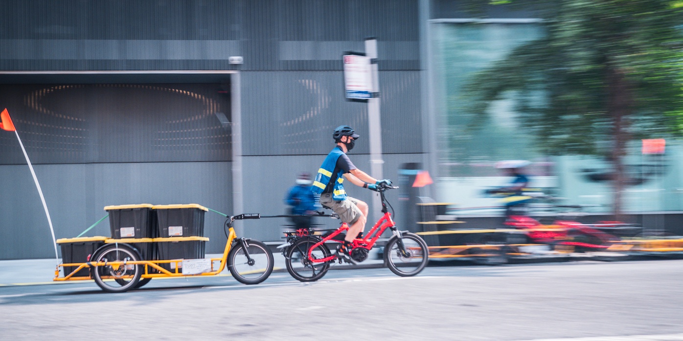 amazon cargo bike delivery