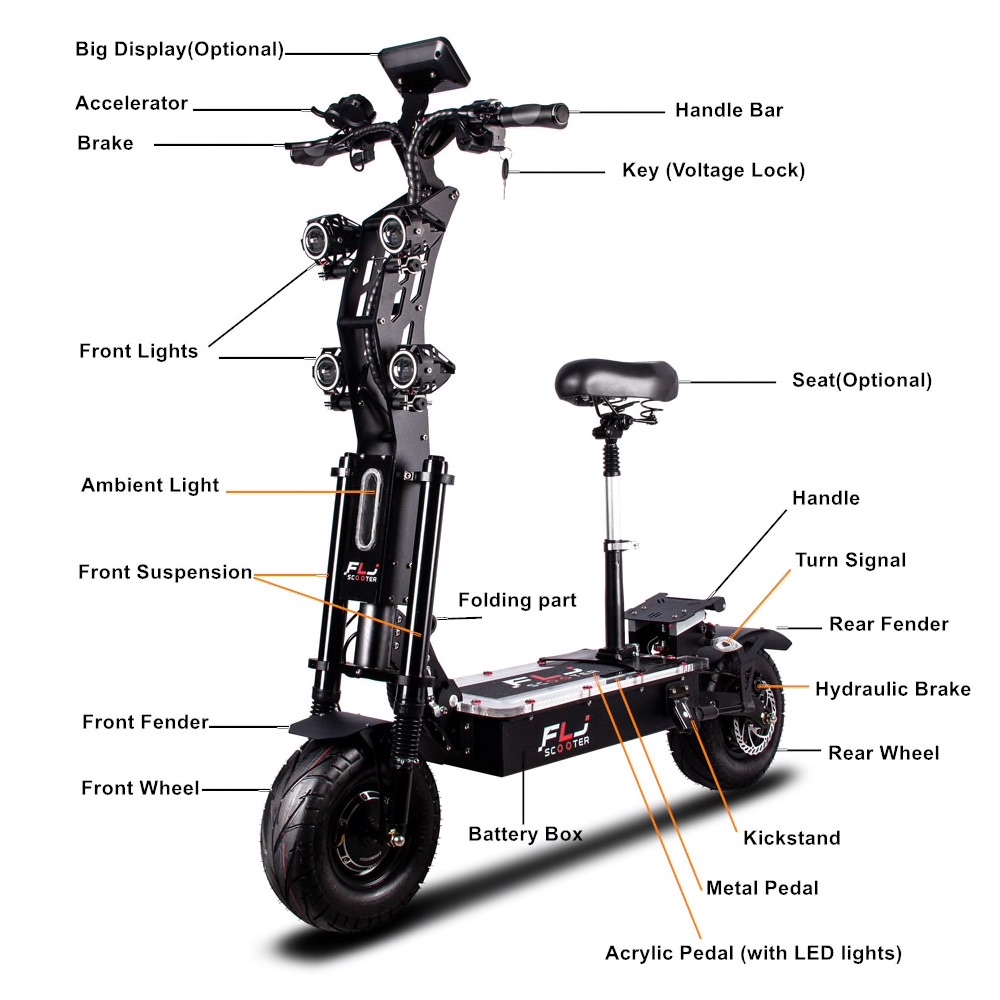 eksplodere vores Seminary Awesomely Weird Alibaba EV of the Week: 60 MPH standing e-scooter