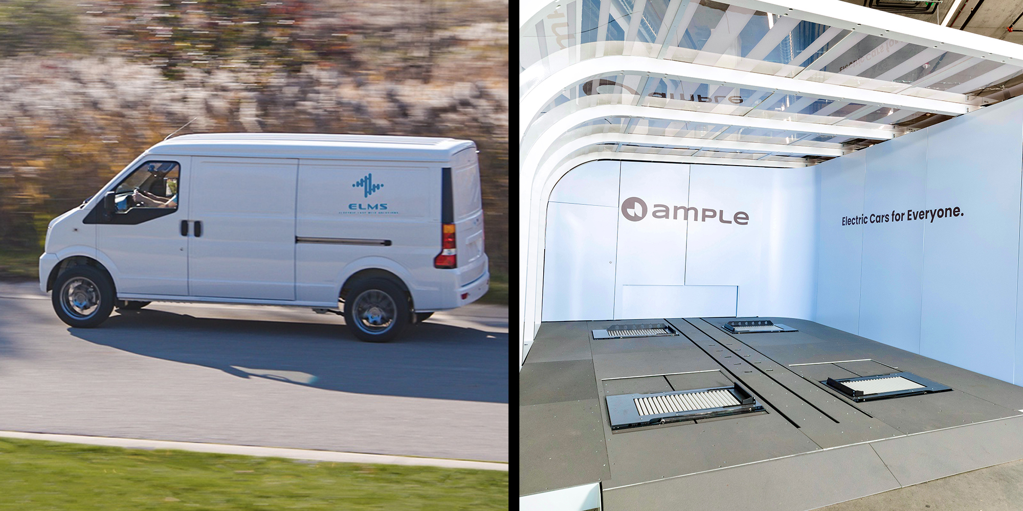 ELMS announces collaboration with Ample to bring battery swaps to its
