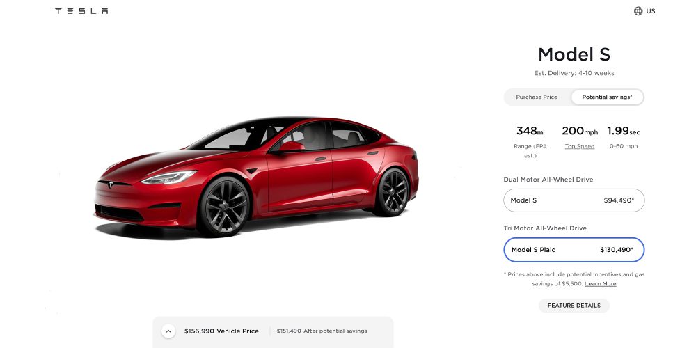 How Much does a Tesla cost