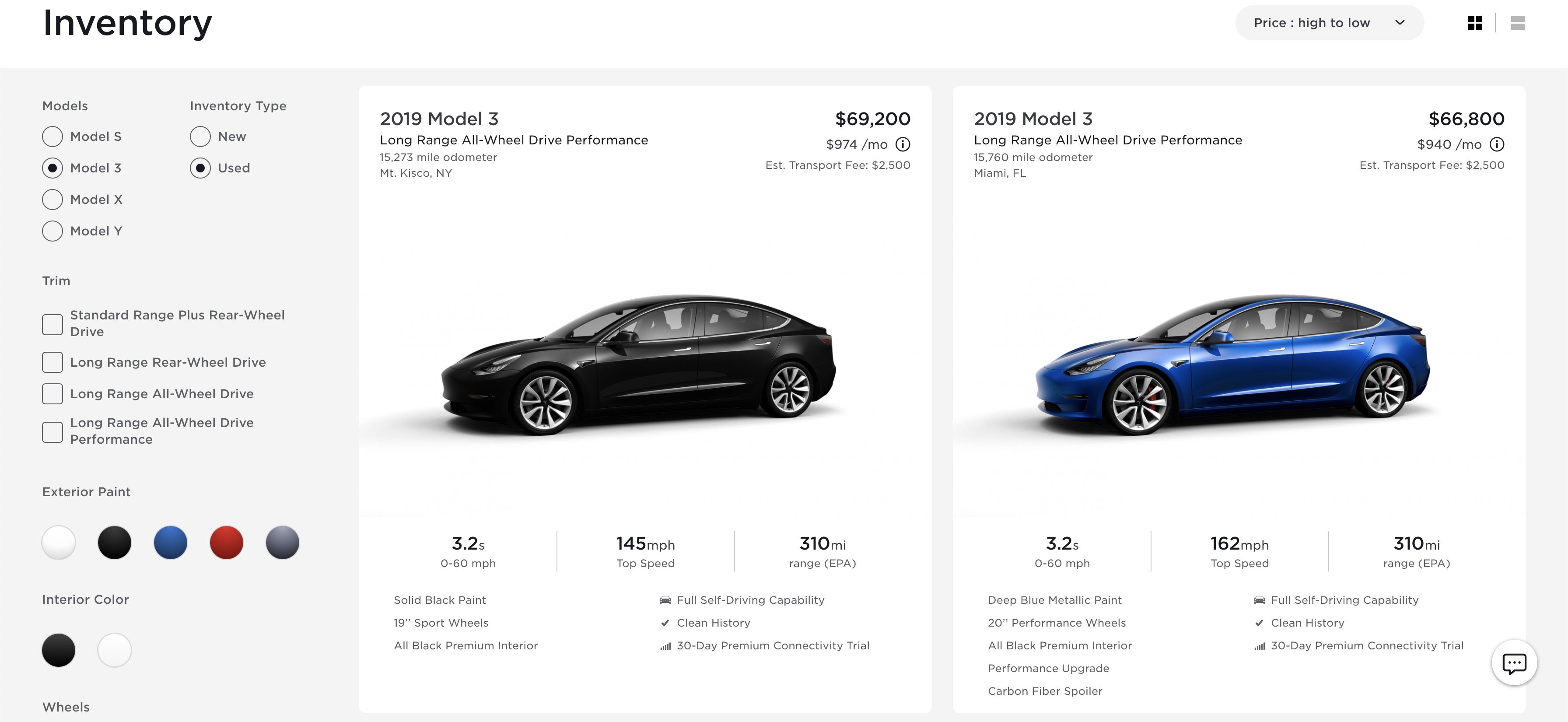 Tesla Launches Model 3 and Model Y Color Wraps For $7,500-$8,000