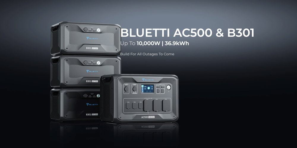 Bluetti AC200P Solar Portable Power Station - 2000 W / 2000 Wh LiFePO4 battery