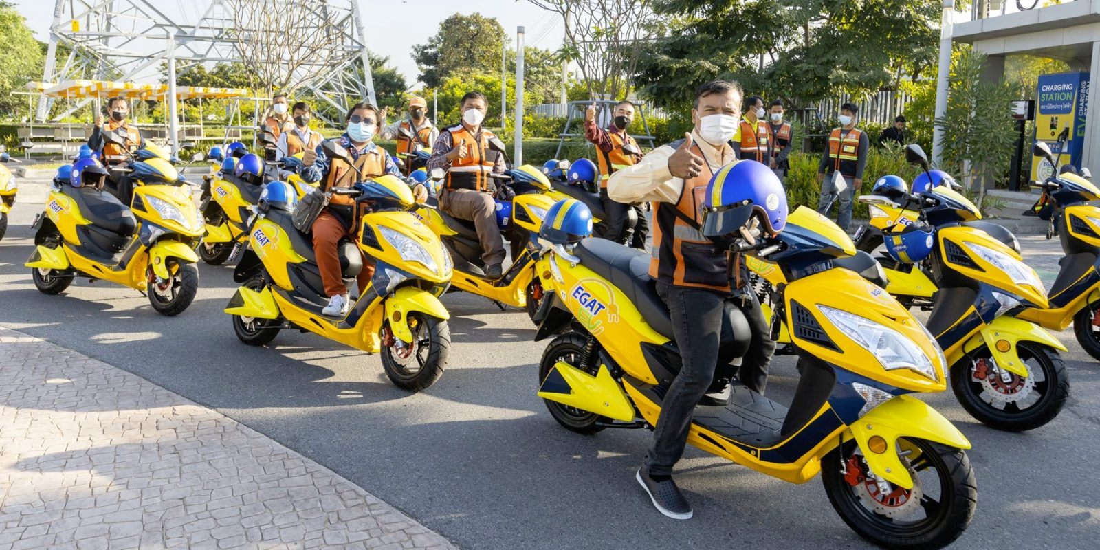 Høj eksponering Han de Bangkok's noisy streets could get quieter with new electric motorbike trial