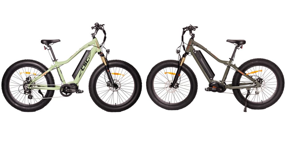 Csc Launches Fat Tire Electric Bike With 1 000w Mid Drive Motor