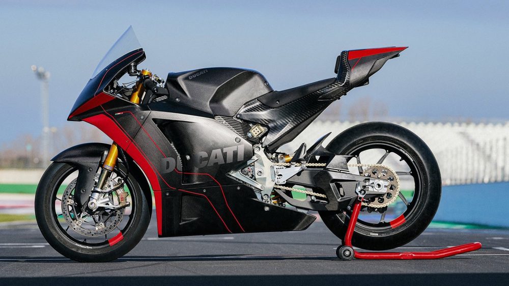Ducati reveals specs on its 170 MPH racing electric motorcycle