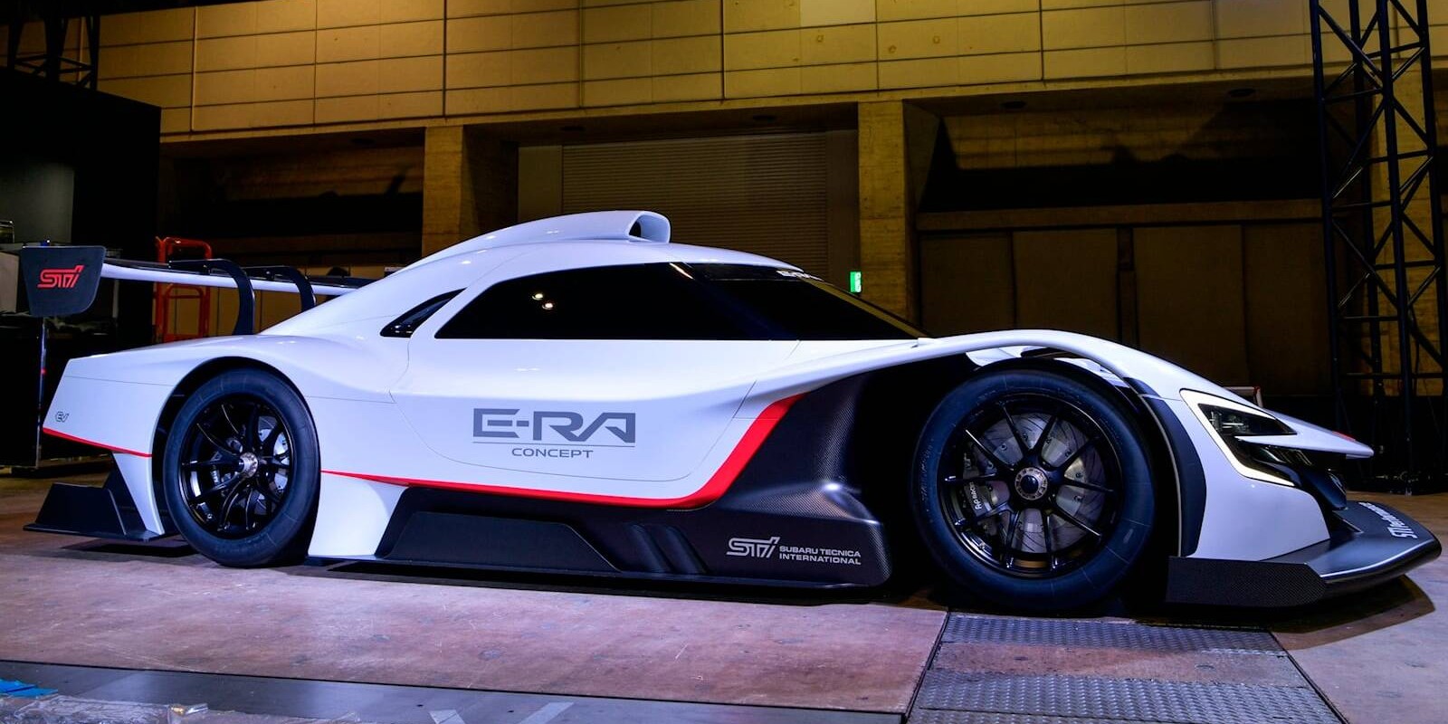 Subaru reveals 1,073 hp STI E-RA electric track car at Tokyo Auto