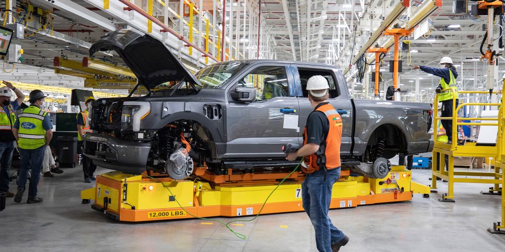 Ford doubles Lightning production again to 150,000 units per year by