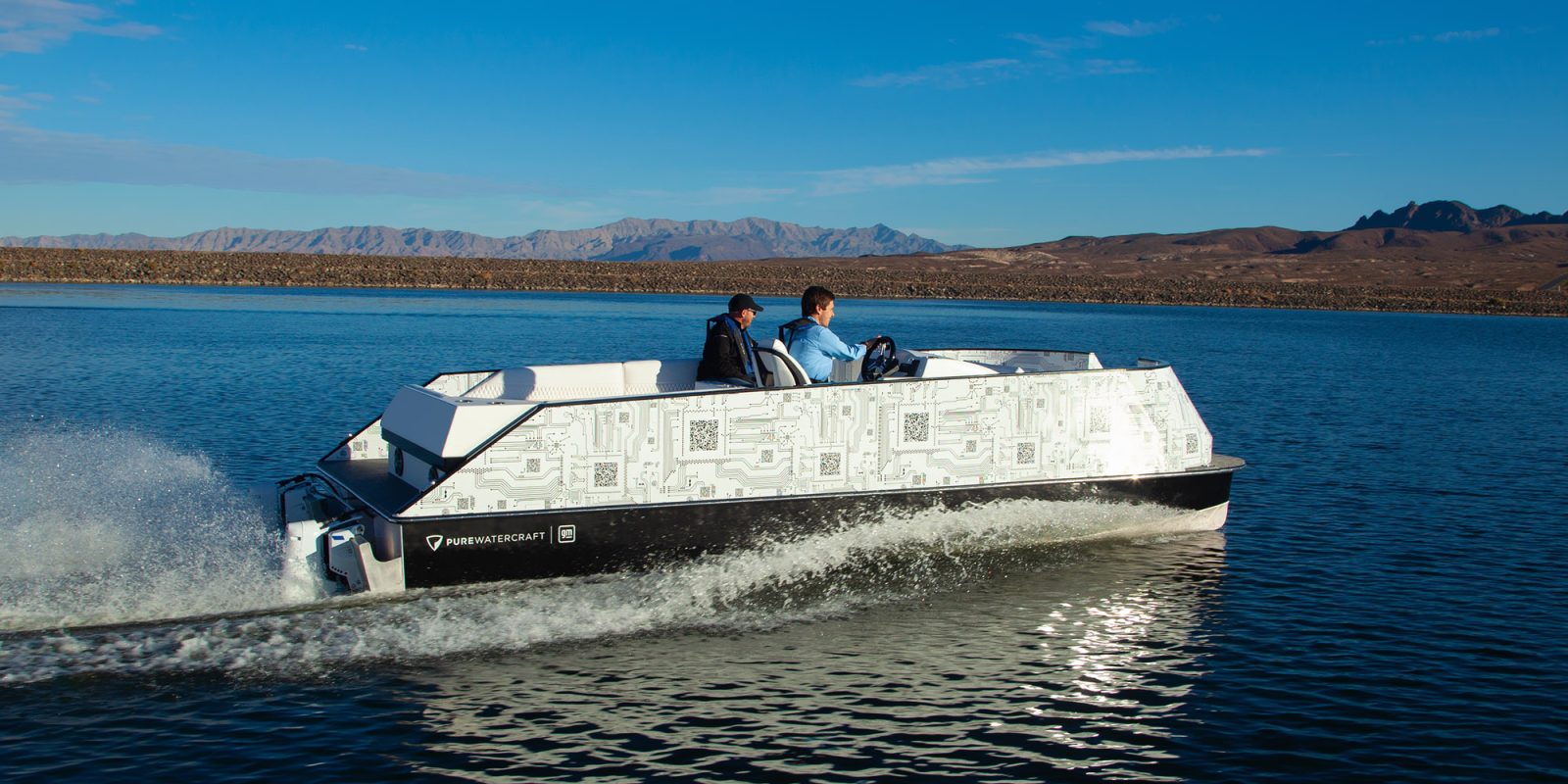 Pure Watercraft Electric Pontoon Boat
