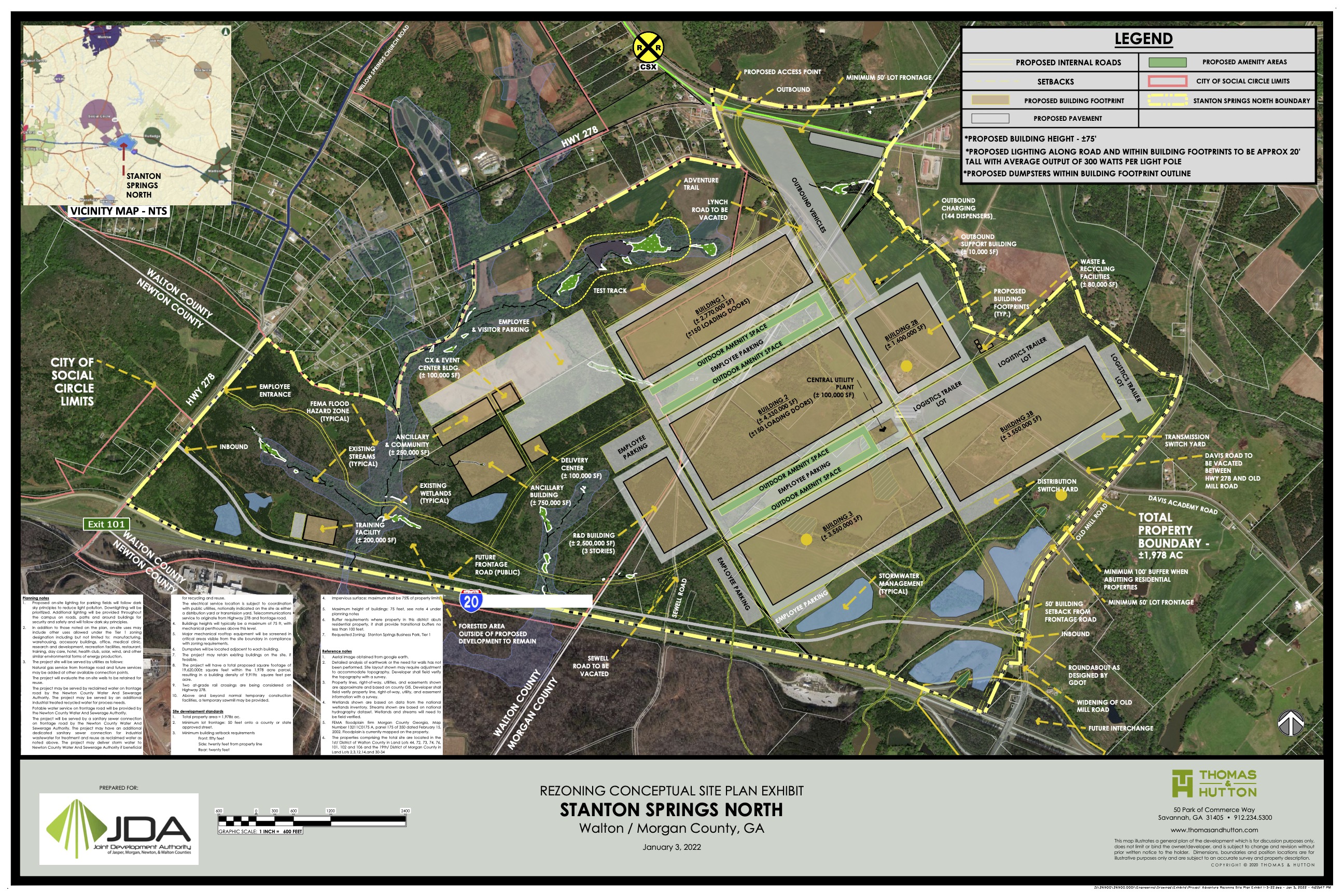 Rivian's site plans reveal nearly 20 million sq. ft. of