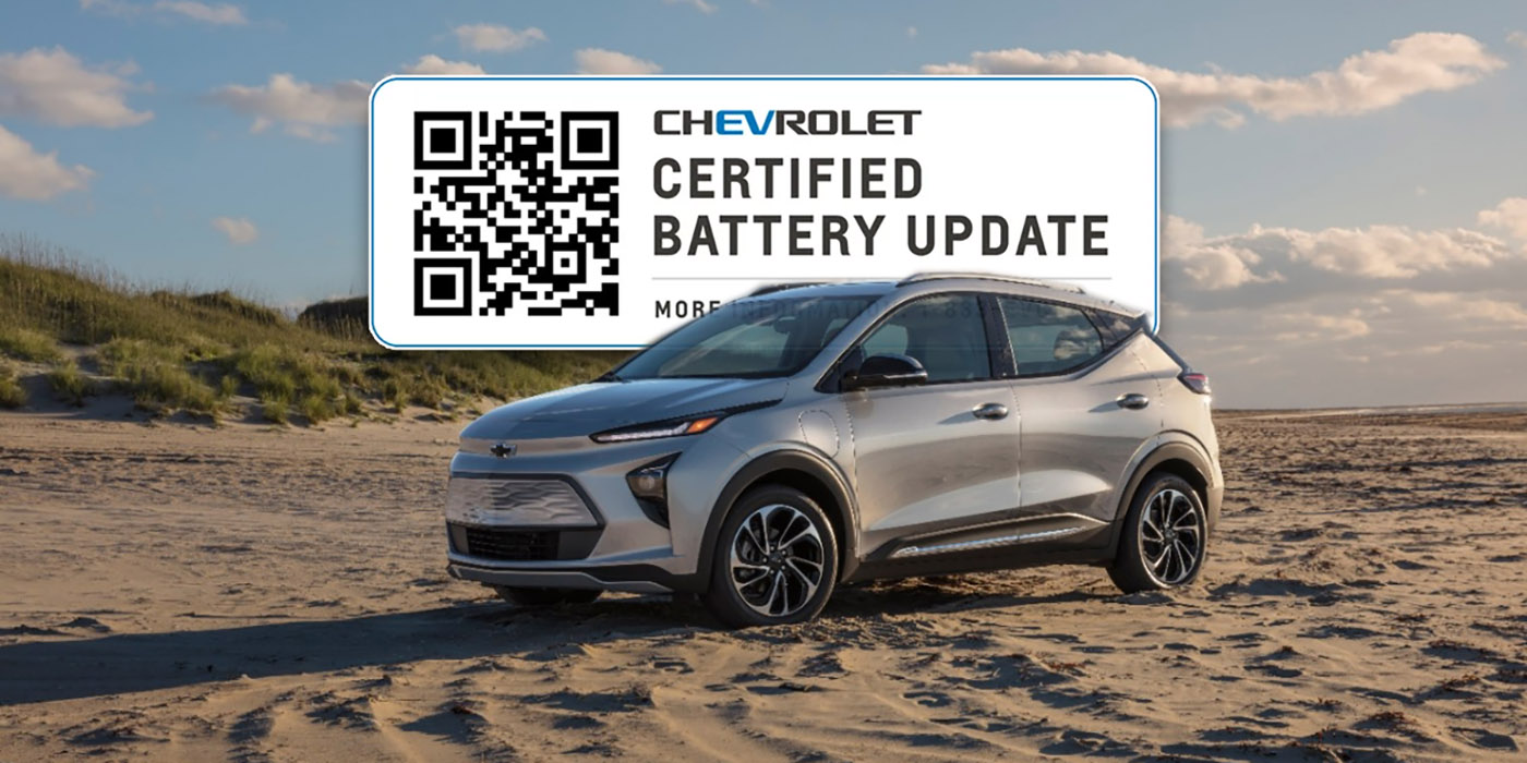 recalled chevy bolts to certified window clings after service