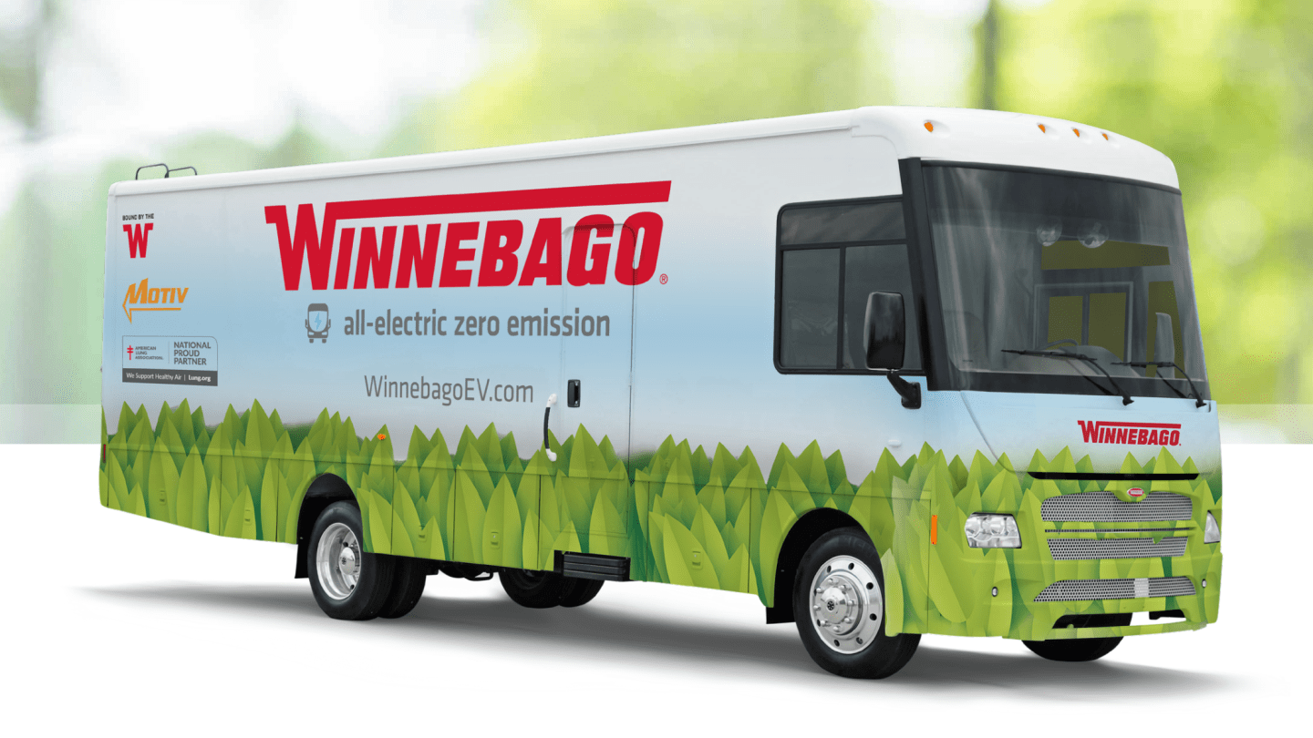 Winnebago will reveal an electric motorhome at Florida RV super show
