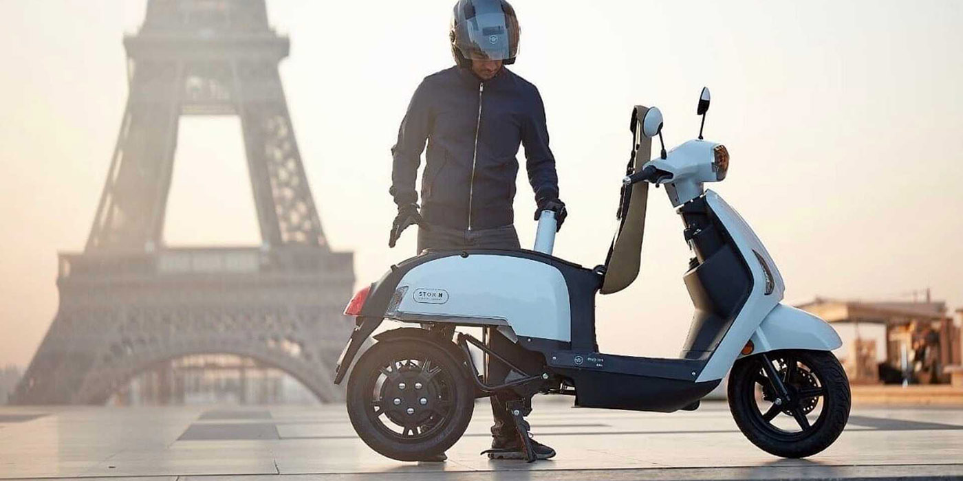 mob ion tft hydrogen electric hybrid scooter