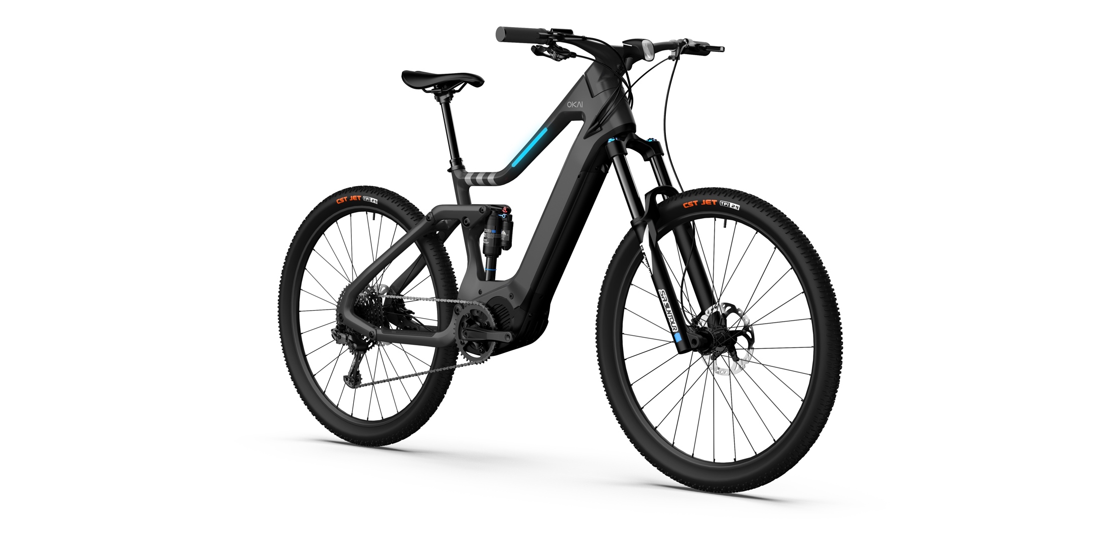 OKAI EB20 electric mountain bike unveils new touchscreen, torque 