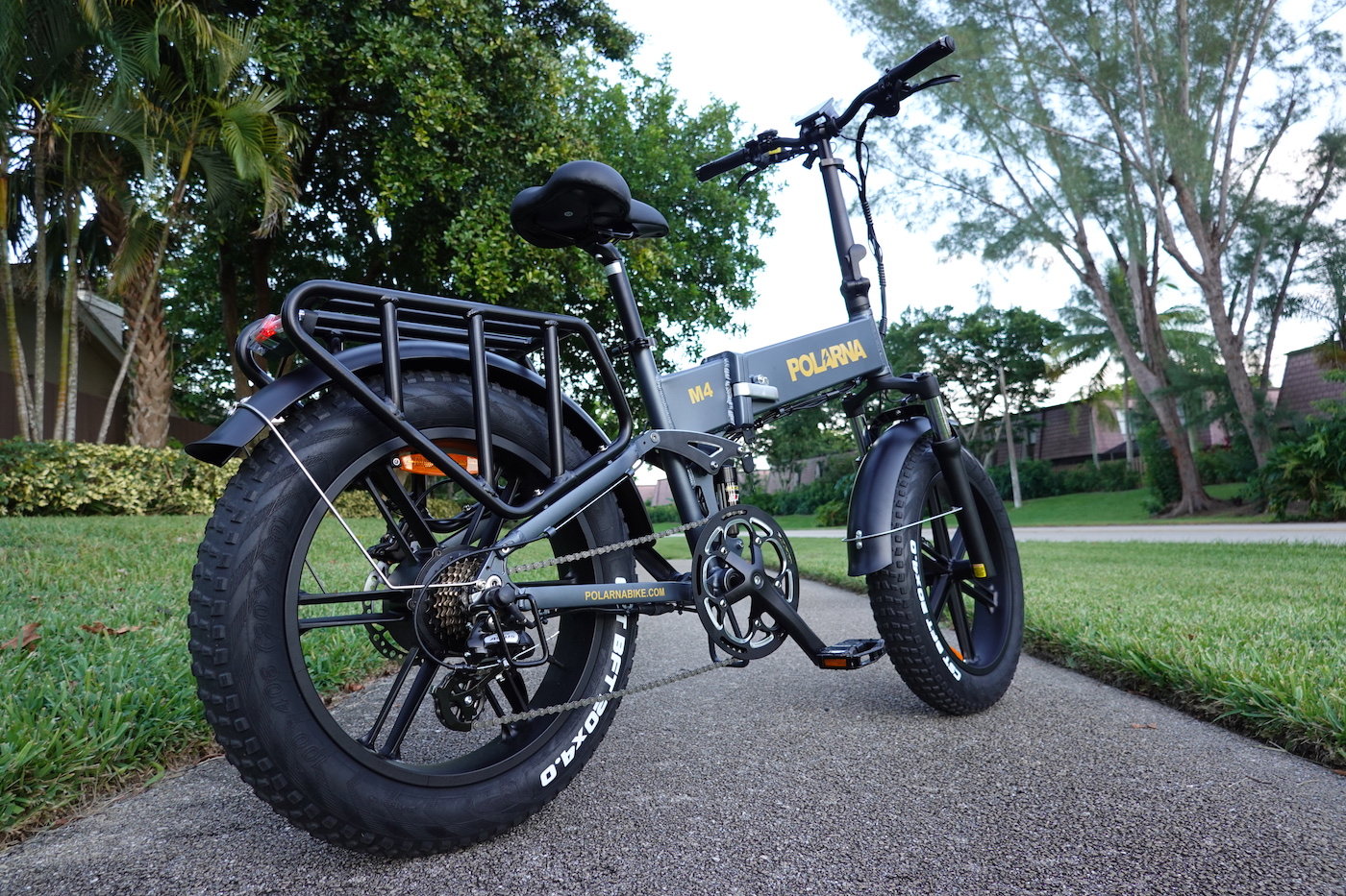 Polarna M4 review: A 30 MPH folding fat tire e-bike with full suspension!