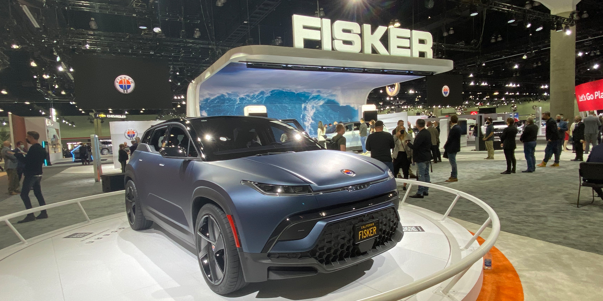 Fisker Ocean LA Auto Show Display