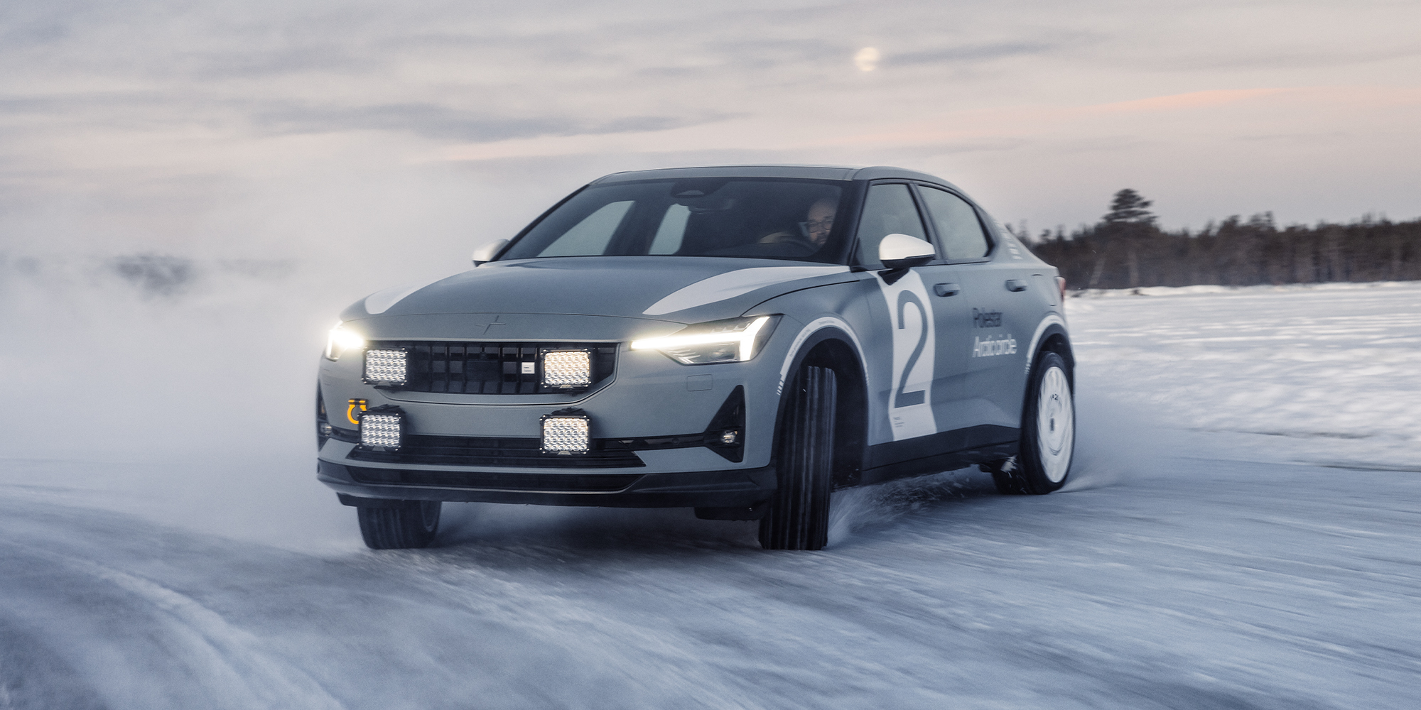 Watch this one-off 'Arctic Circle' version of the Polestar 2 Long Range ...