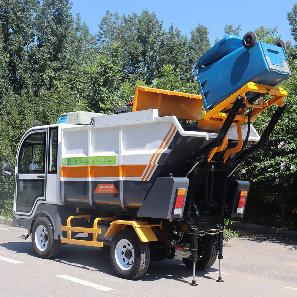 Solid Waste vehicles with bin lift system