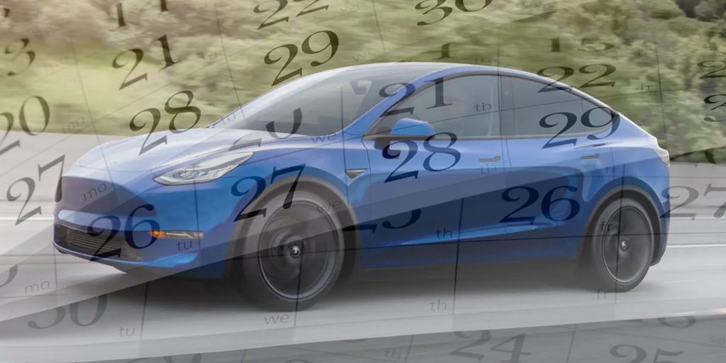 tesla model y delivery estimate