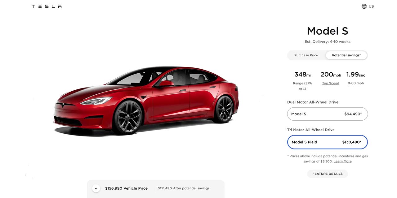 Affordable deals tesla price