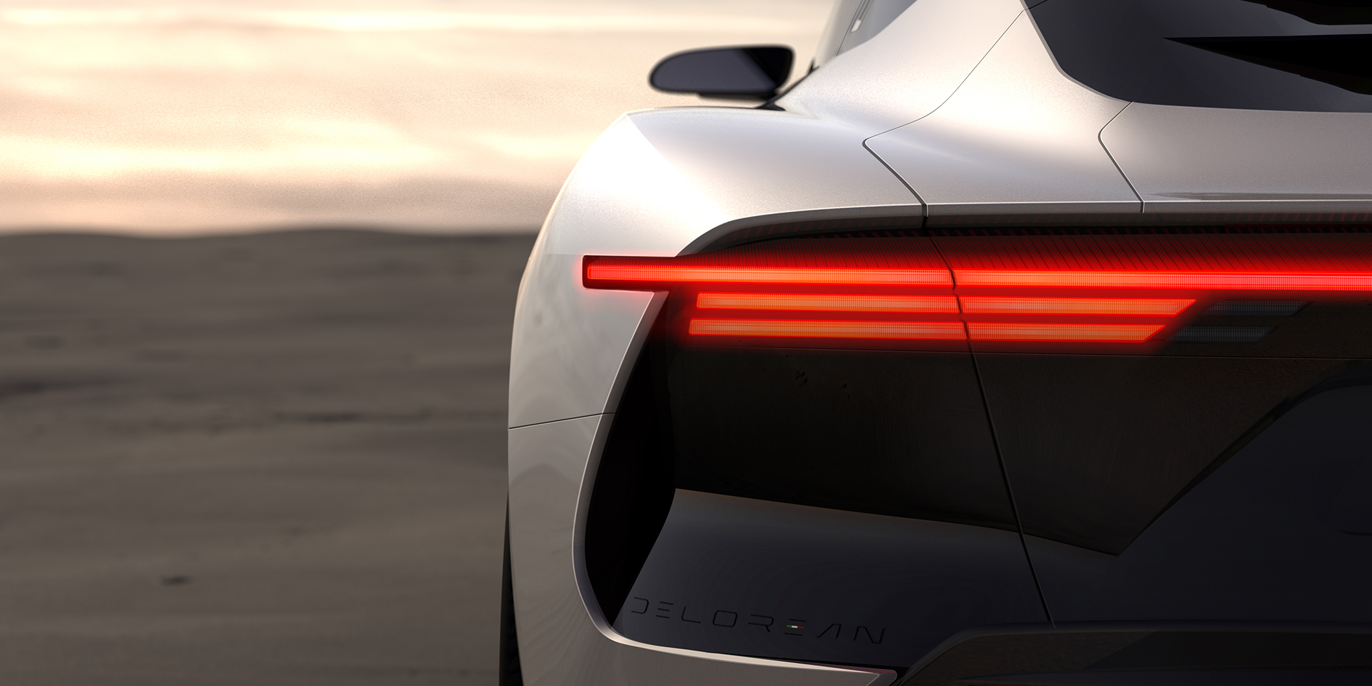 DeLorean Company teases reveal date and sleek of its gull-winged EV, divulges a full line of new models [Update] Electrek