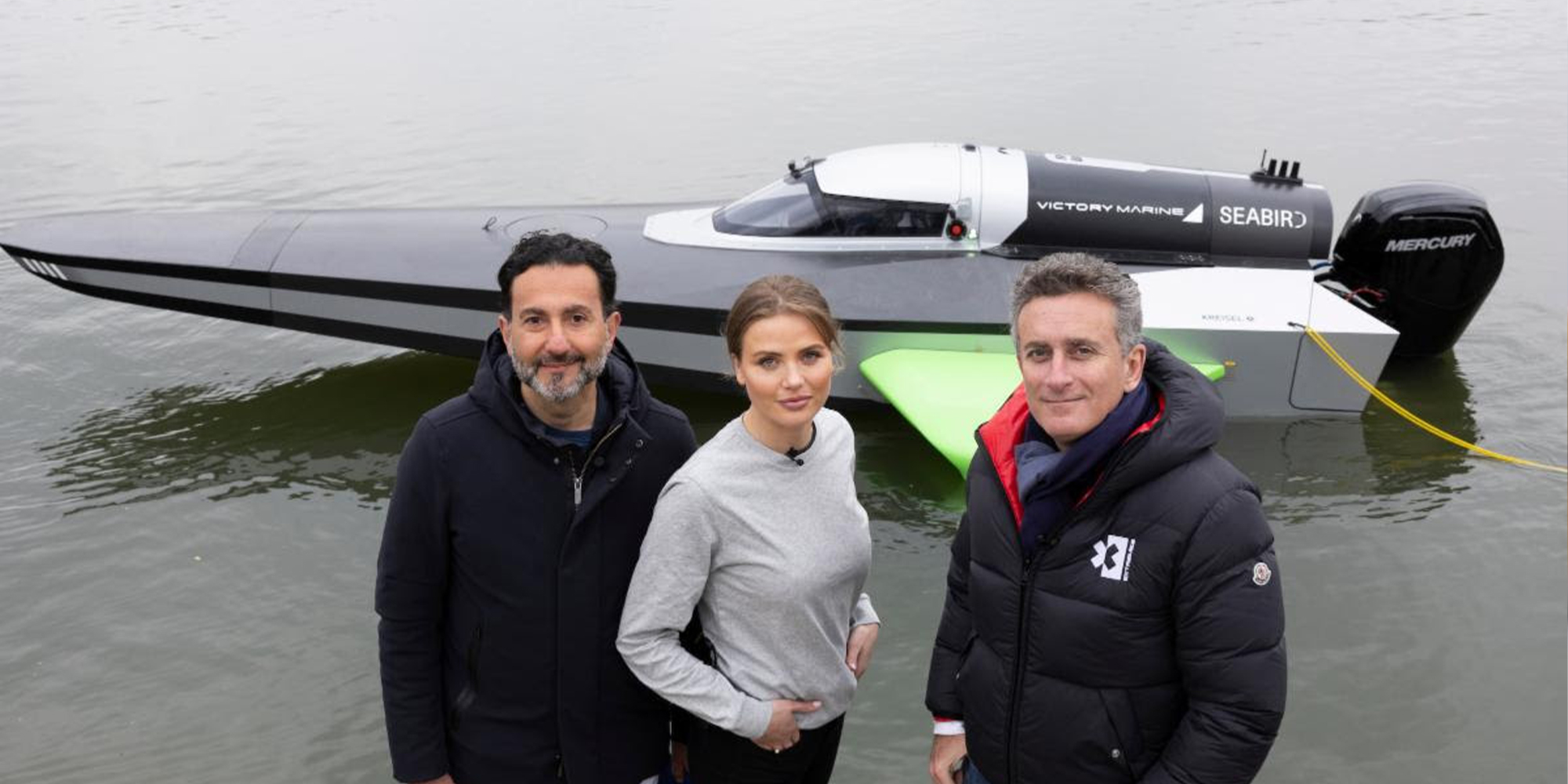 RaceBird all-electric foiling boat takes first flight ahead of new E1 ...