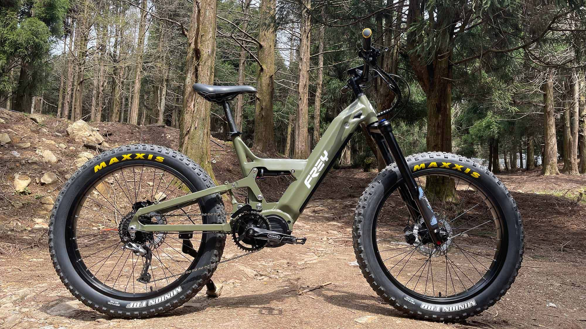 FREY CC fat tire ebike unveiled as 1,500W fullsuspension electric