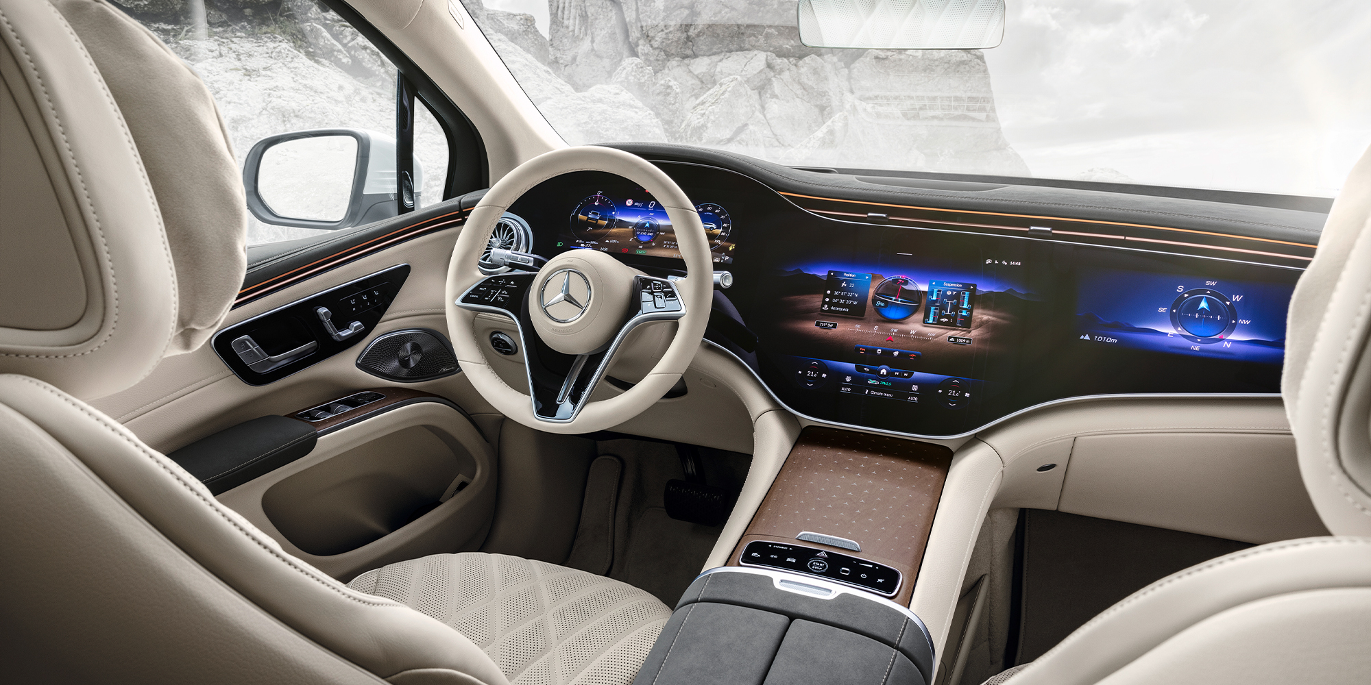 Mercedes EQS SUV Interior Dash