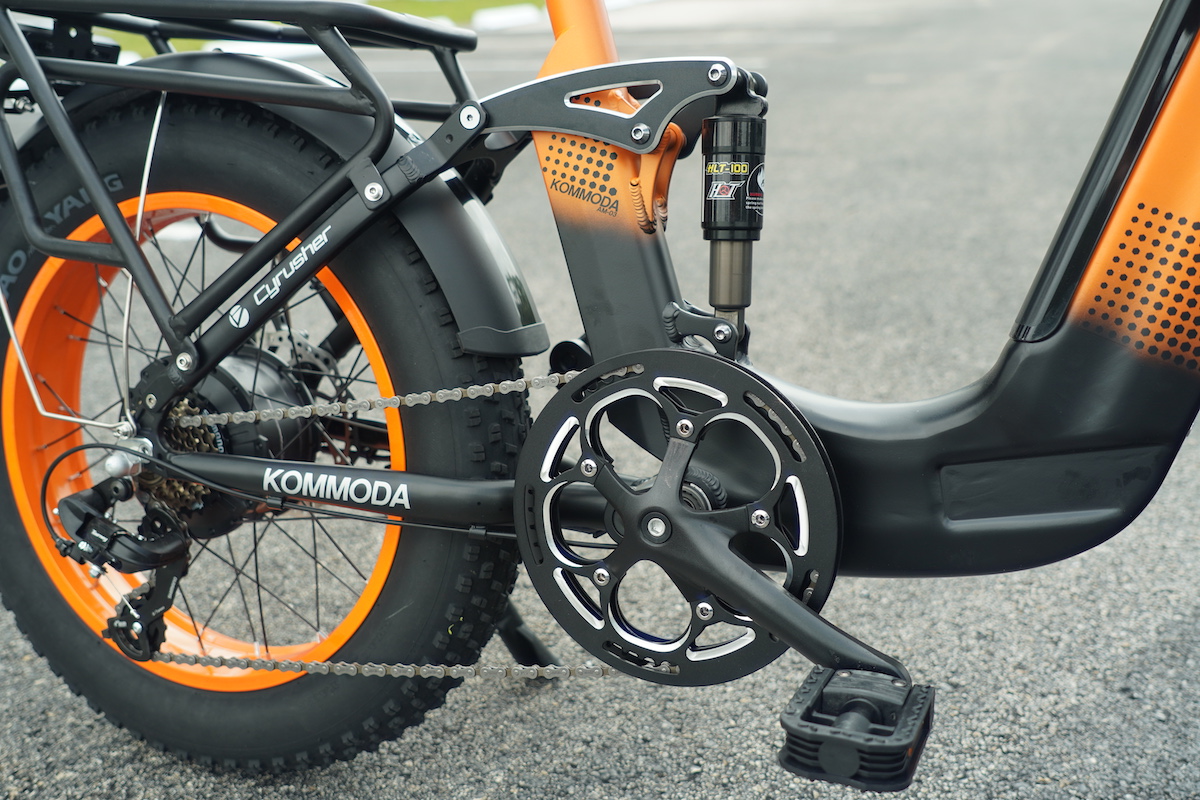 Cyrusher Kommoda fullsuspension electric bike review A fun, category