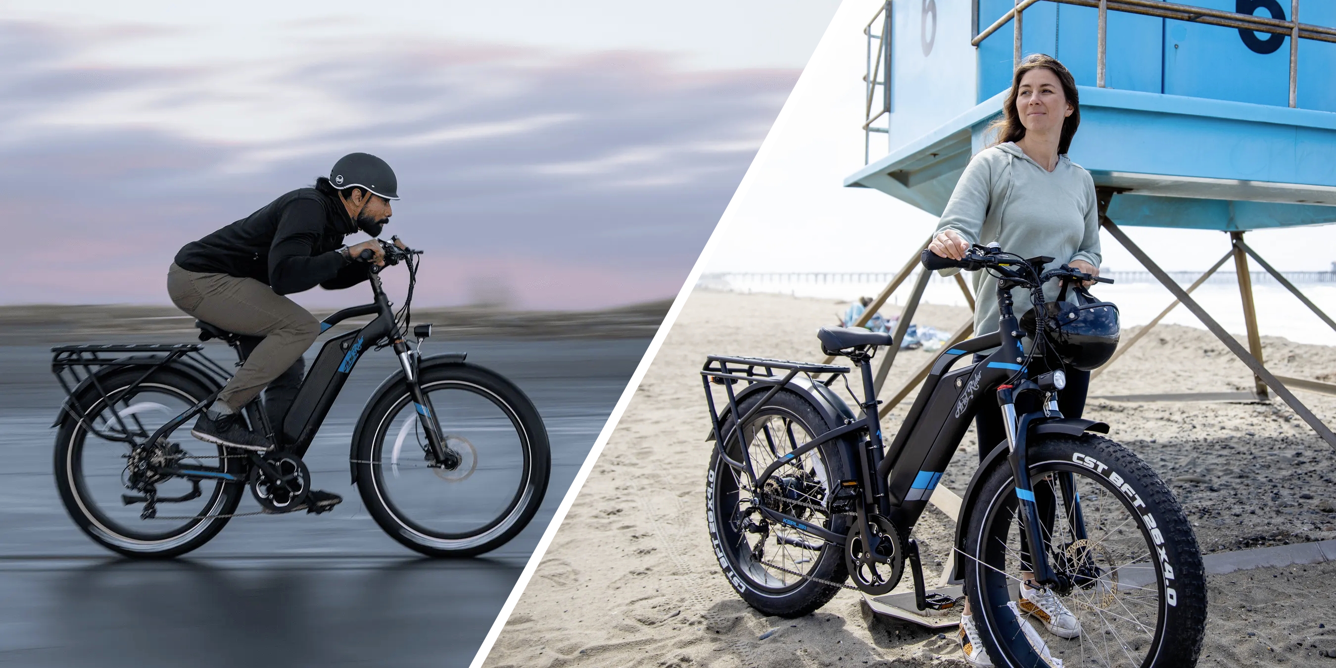 Ariel Rider Kepler high speed fat tire electric bike has huge