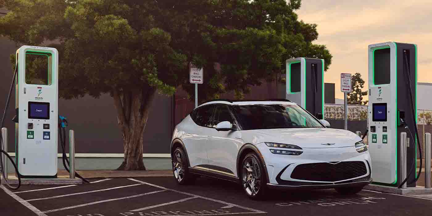 Genesis GV60 owners will receive three years of free 30-min charging from Electrify America