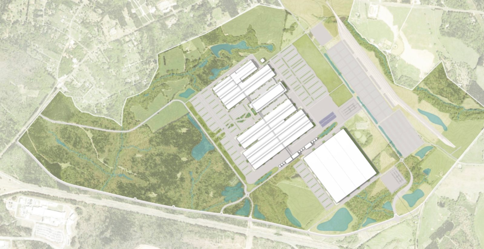 Rivian Georgia factory site plan