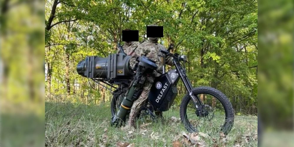 ukraine soldier electric bike