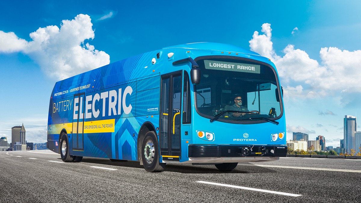 Maine’s first electric public transit buses hit the road in Portland