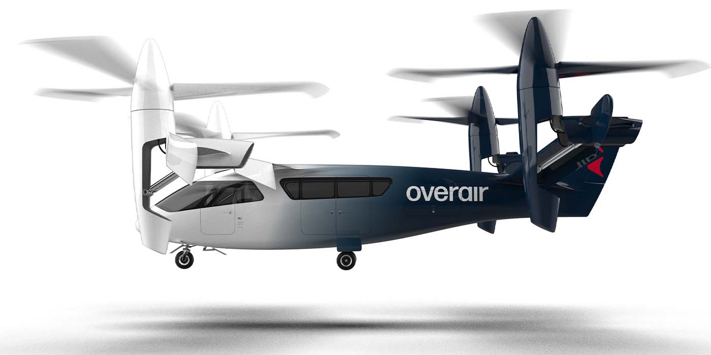 Overair gets more funding to fly eVTOL prototype in 2023